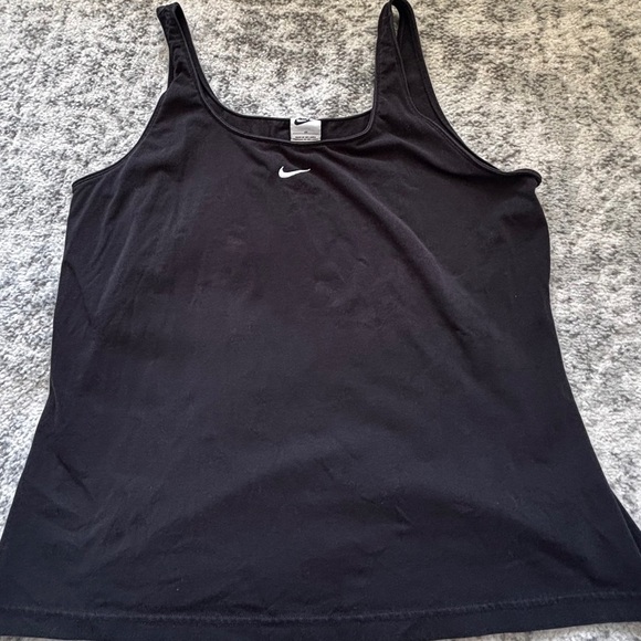 Nike Tops - Nike Black Scoop Neck Tank Top Size 2X